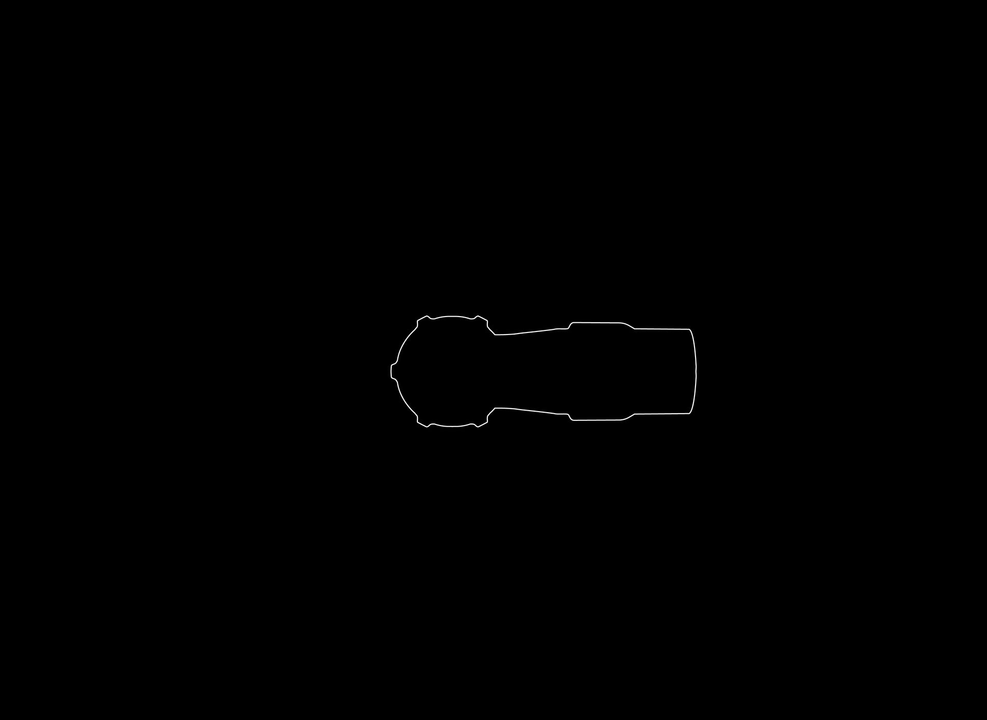 Silhouette of the T9's motor & drive unit